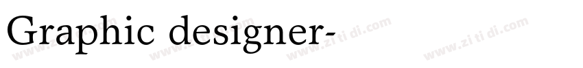 Graphic designer字体转换